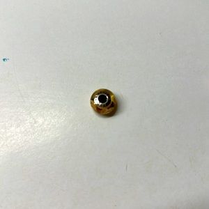 Pandora sterling silver glass yellow flower bead